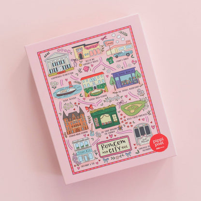 Rom Com City Map 500 Piece Puzzle