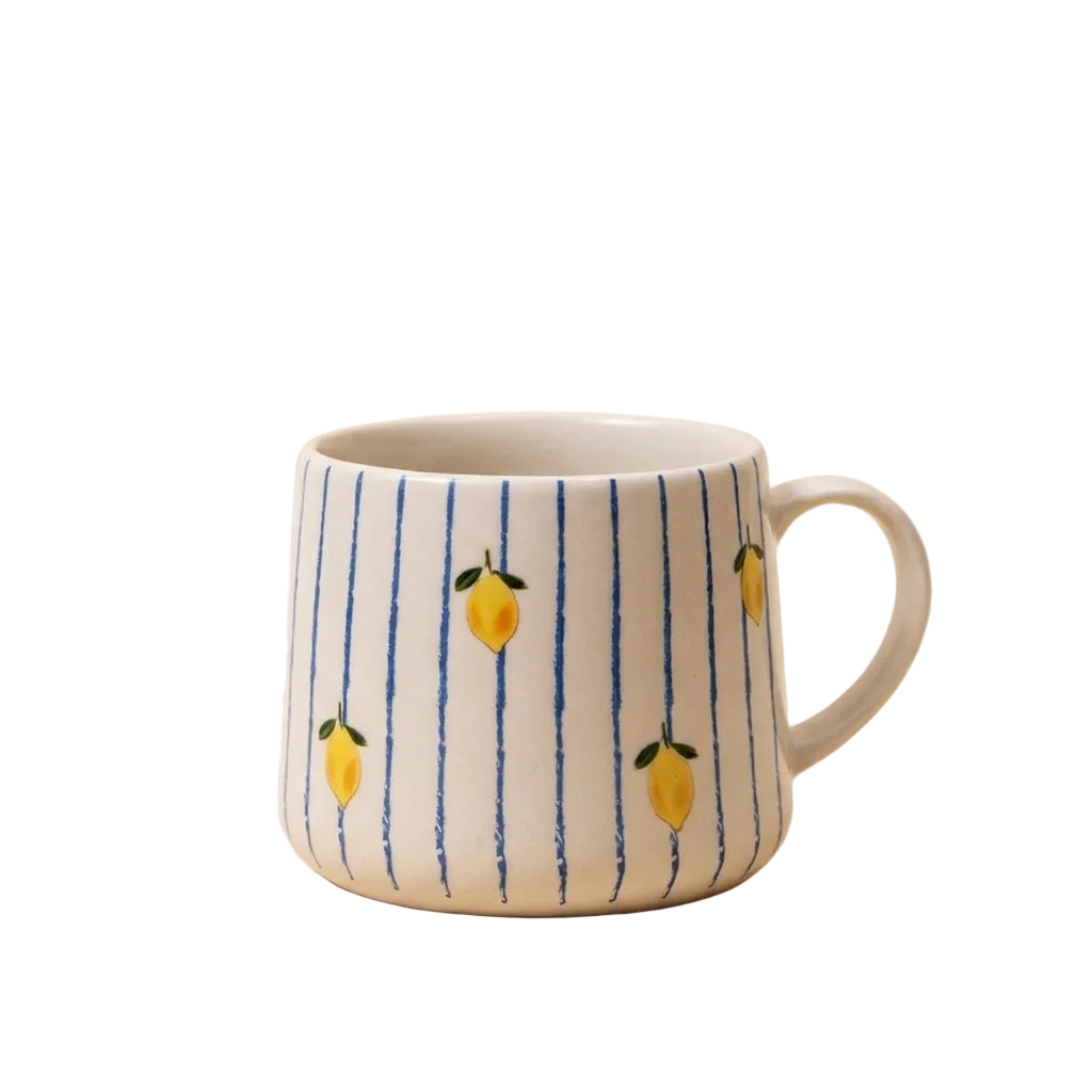 Lemon Stripe Mug