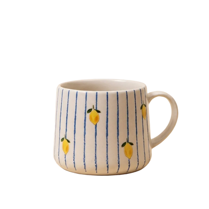 Lemon Stripe Mug
