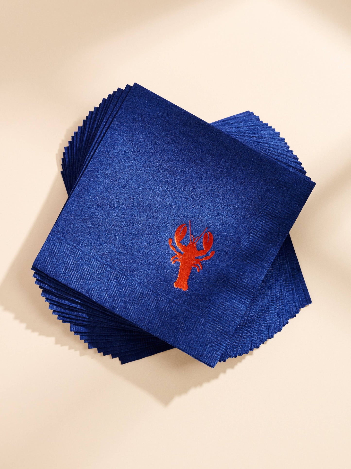 Lobster Beverage Napkins