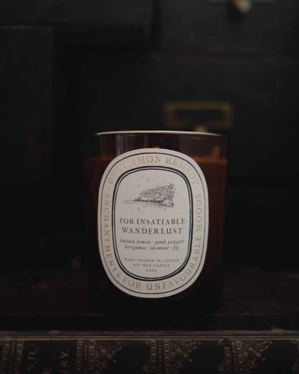 "For Insatiable Wanderlust" 8oz Soy Wax Candle