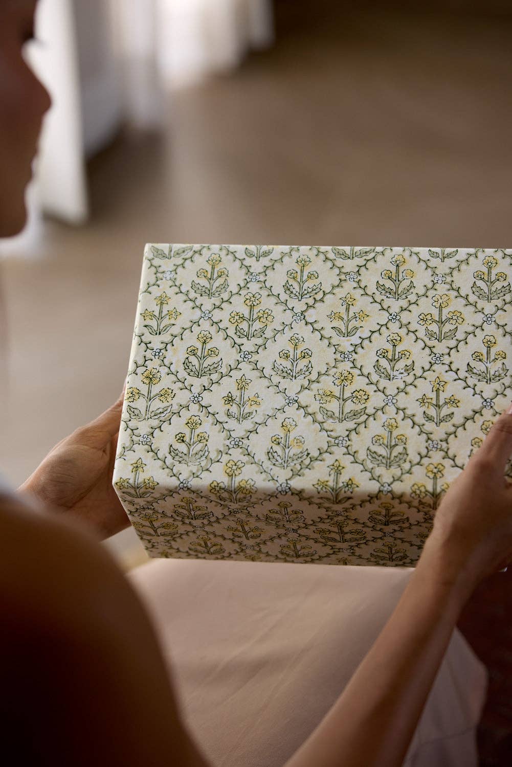 Floral Lattice Buttercream - Wrapping Paper