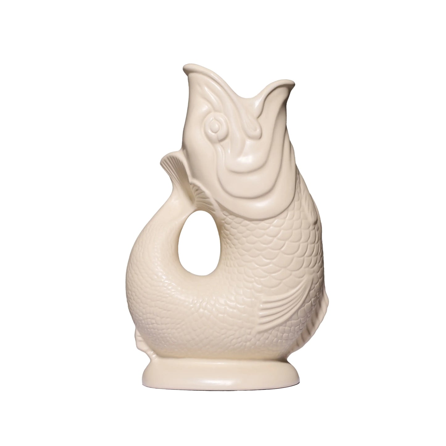 Matte Sand Gluggle Jug