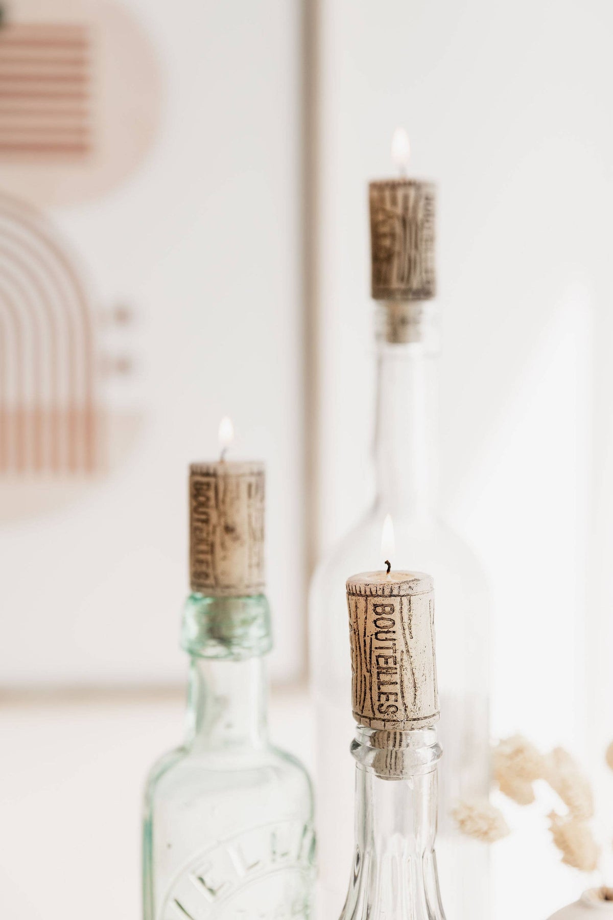 Wine Cork Candles (Set of 4)