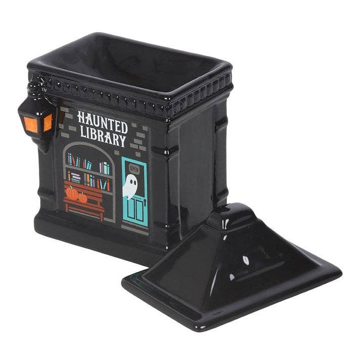 Haunted Library Halloween Oil Burner