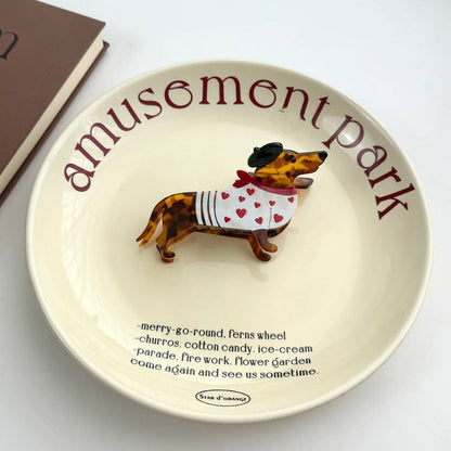 Dachshund Hair Claw Clip