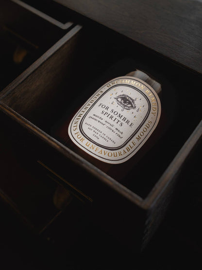 "For Sombre Spirits" 8oz Soy Wax Candle