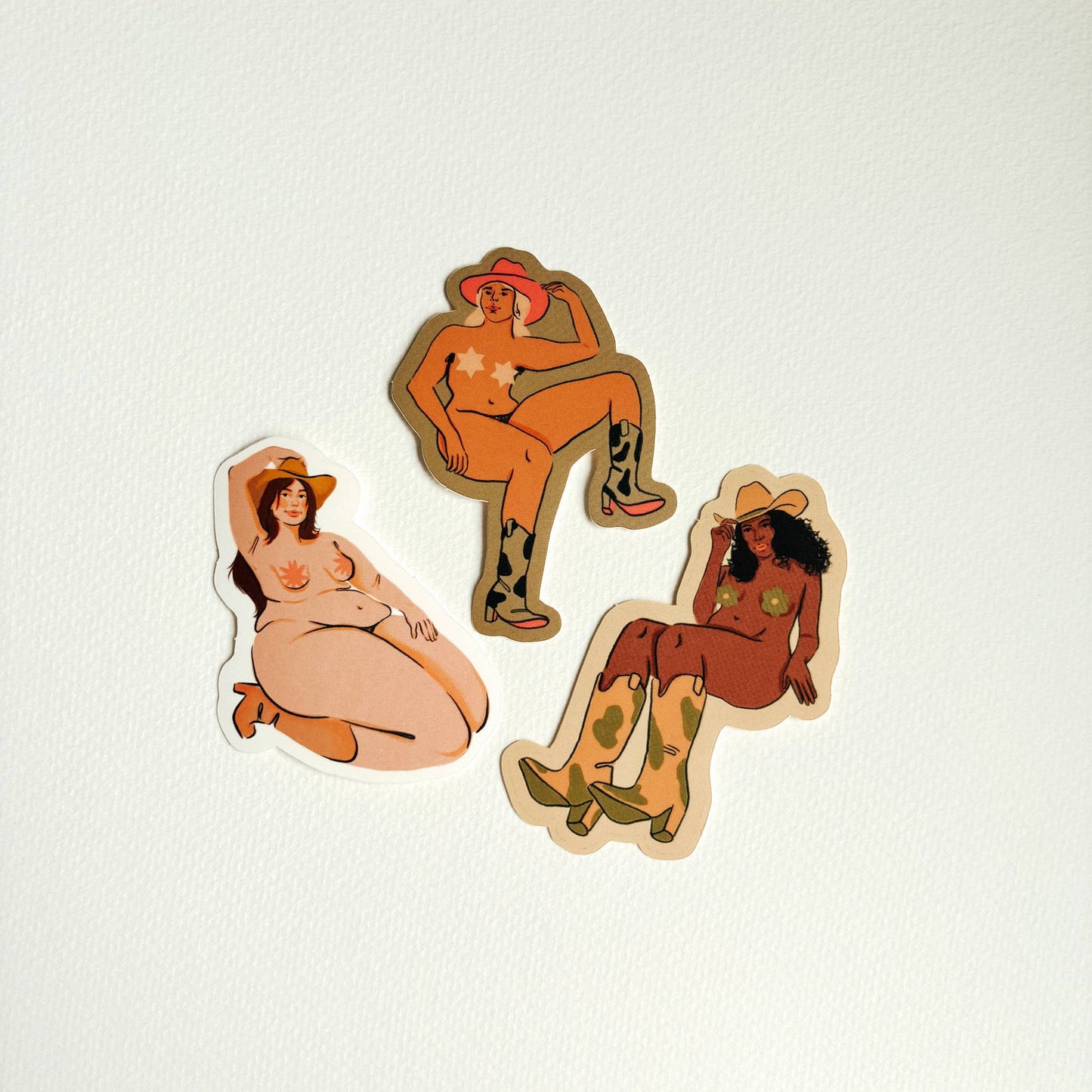 Assorted Cowgirl Stickers