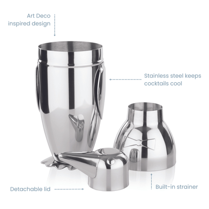 Penguin Cocktail Shaker - Stainless Steel