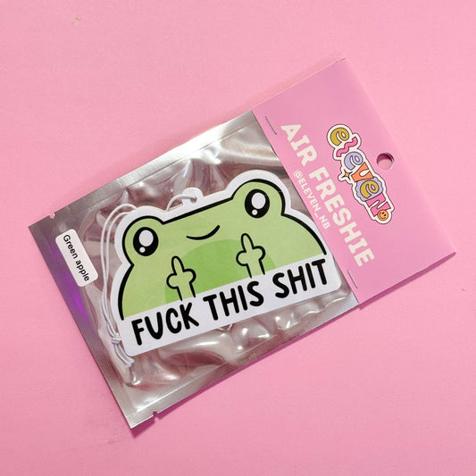 Frog Air Freshie Green Apple Scent