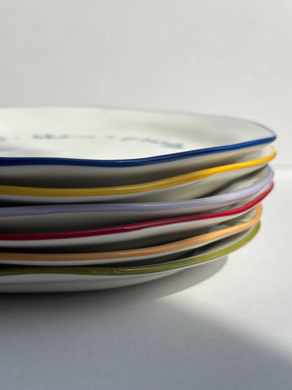 Statement Plate 'these dishes won't wash themselves.'