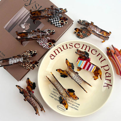 Dachshund Hair Claw Clip