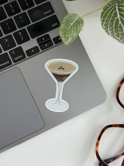 Espresso Martini Vinyl Sticker