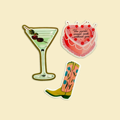 Dirty Martini Sticker