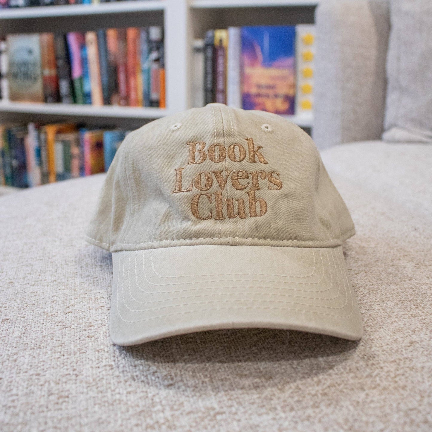 "Book Lovers Club" Embroidered Hat