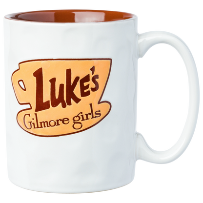 Gilmore Girls Luke's Wax Resist 17oz Ceramic Pottery Mug