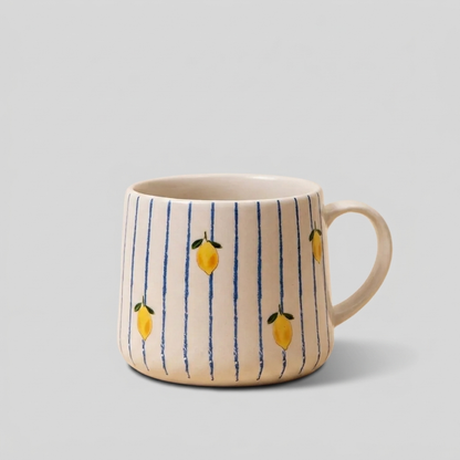 Lemon Stripe Mug