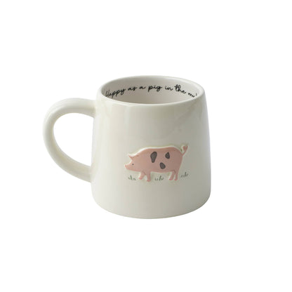 Bramble Farm Pig Stoneware Mug