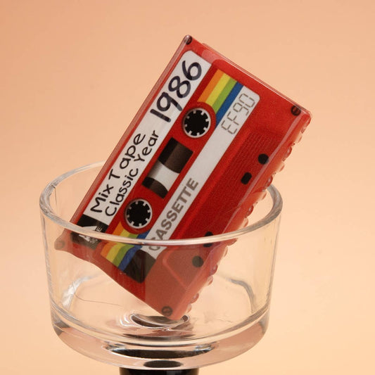 Cassette Tape Hair Claw Clip