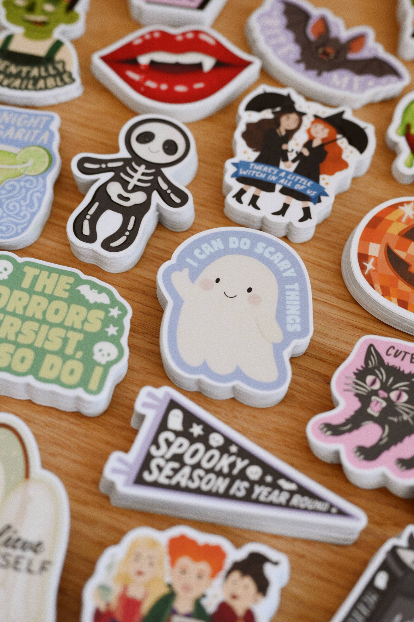 I Can Do Scary Things Ghost Vinyl Sticker