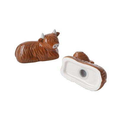 Bramble Farm Highland Cow Salt & Pepper Shakers