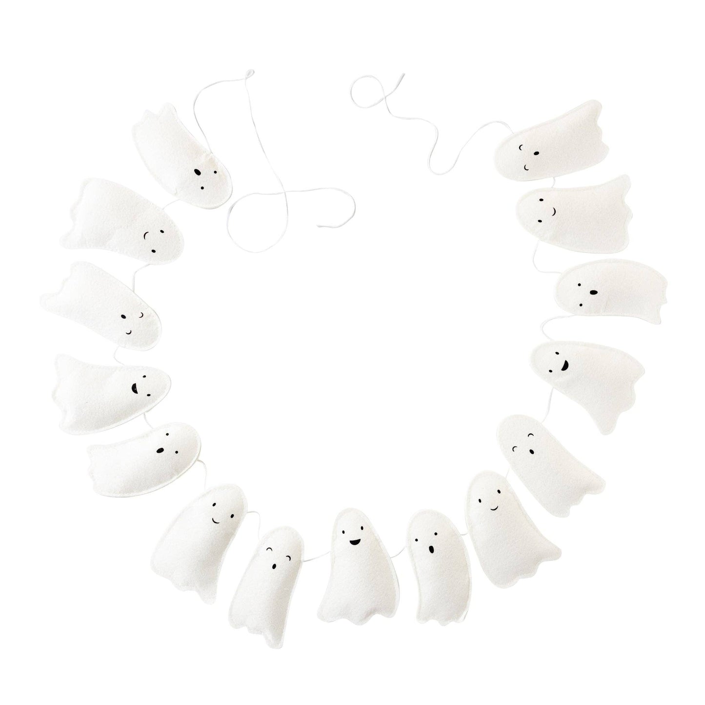 Ghostie Puffy Felt Banner