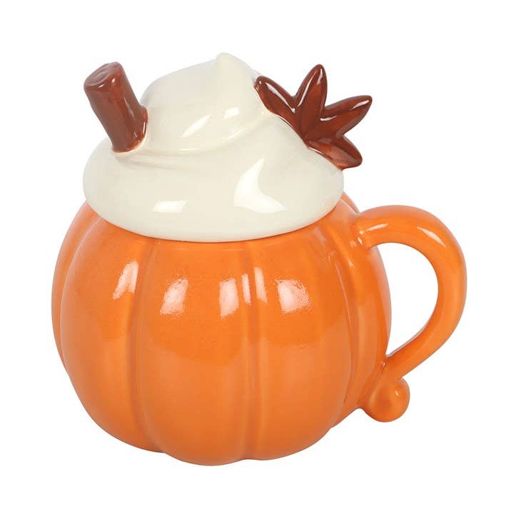 Pumpkin Latte Lidded Autumn Mug