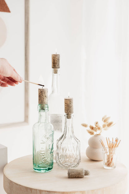 Wine Cork Candles (Set of 4)