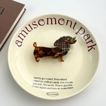 Dachshund Hair Claw Clip
