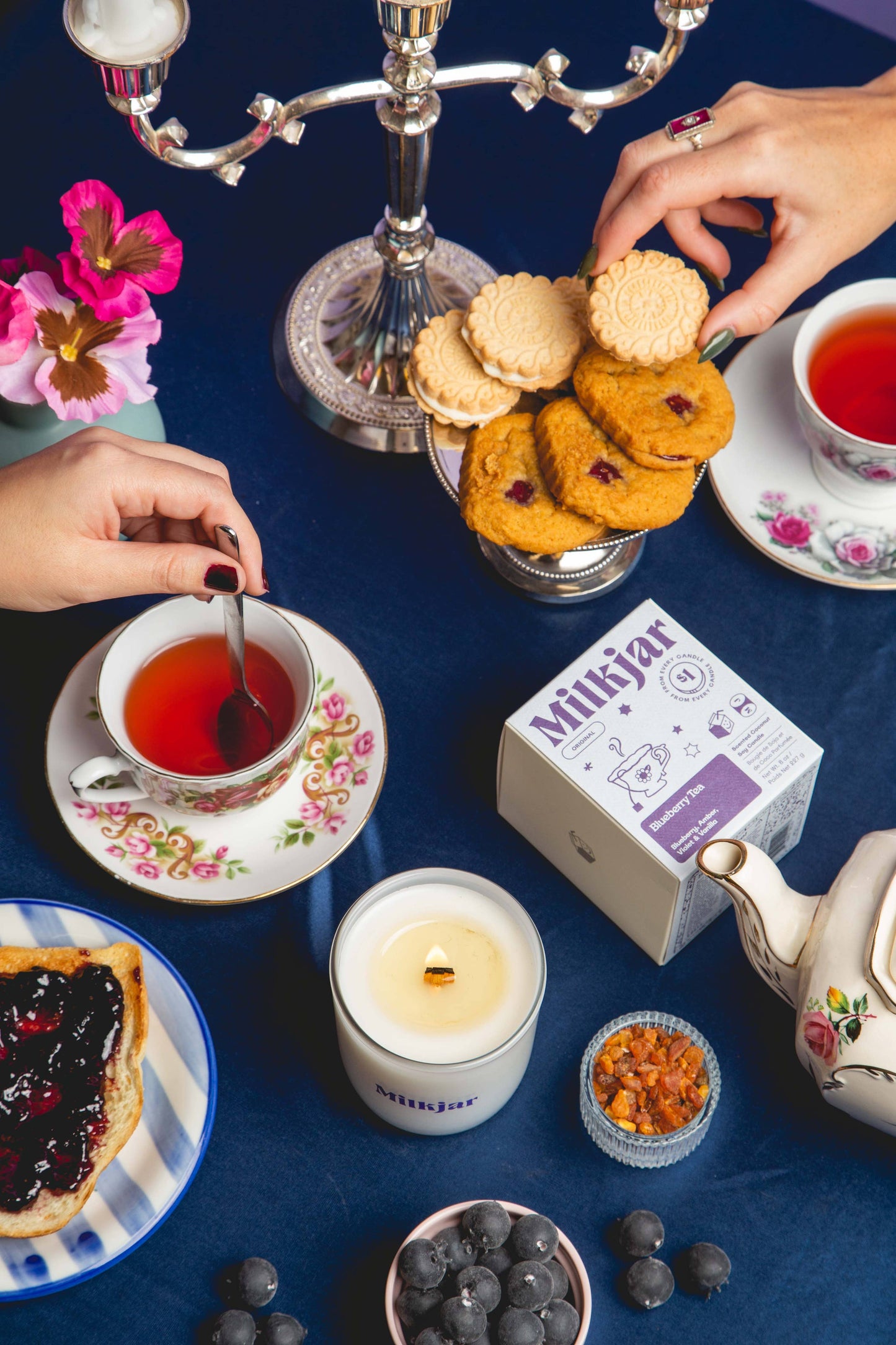 Blueberry Tea - 8oz Soy Candle