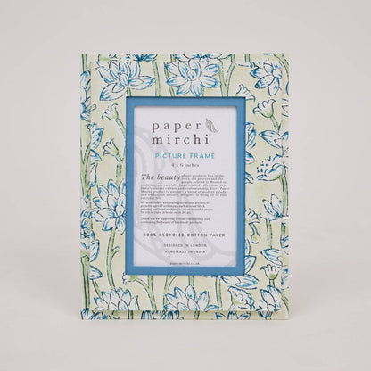 Lotus Indigo Picture Frame