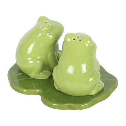Luna Frog Salt and Pepper Shakers