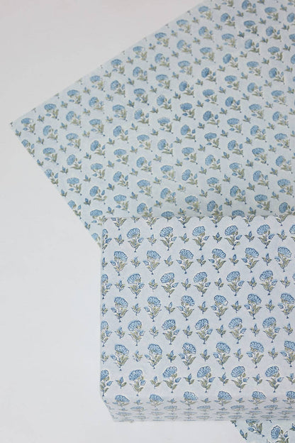 Ditsy Floral Blue Stone - Wrapping Paper