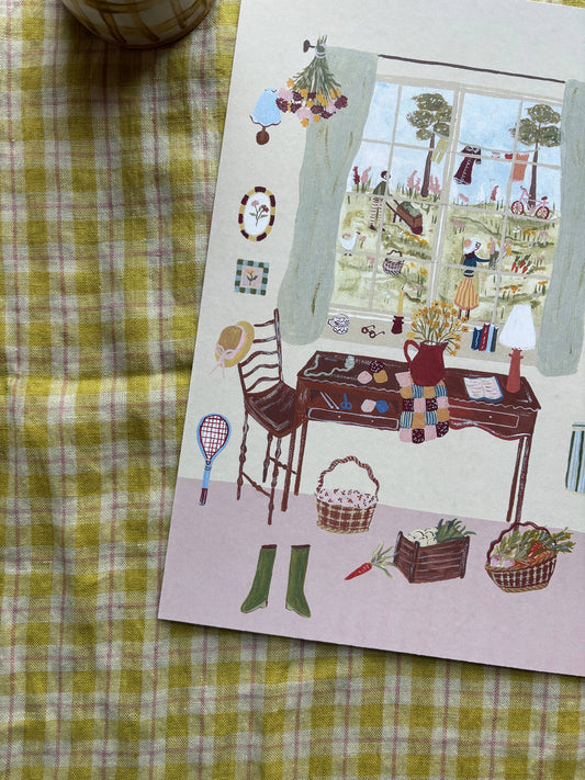 Patchwork Quilt | Art Print