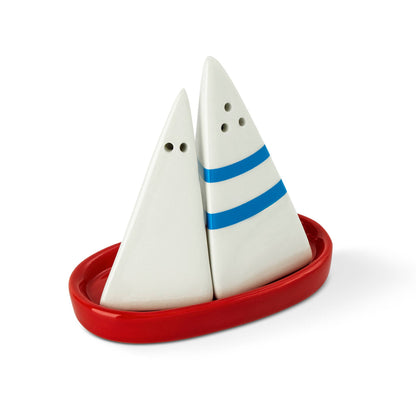 Sailboat with Tray - S&P Set
