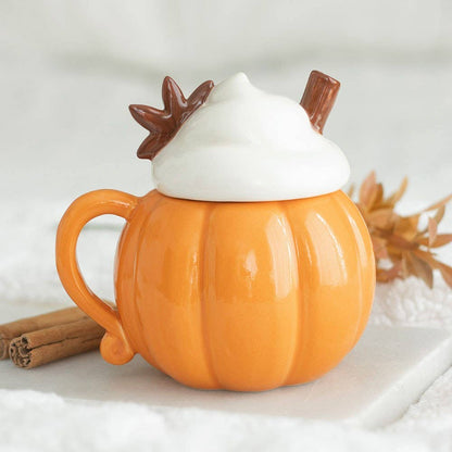 Pumpkin Latte Lidded Autumn Mug