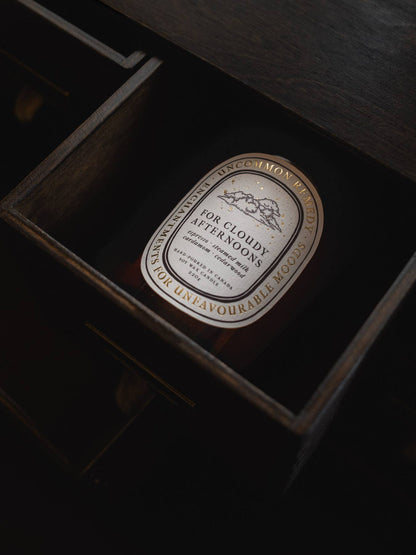 "For Cloudy Afternoons" 8oz Soy Wax Candle