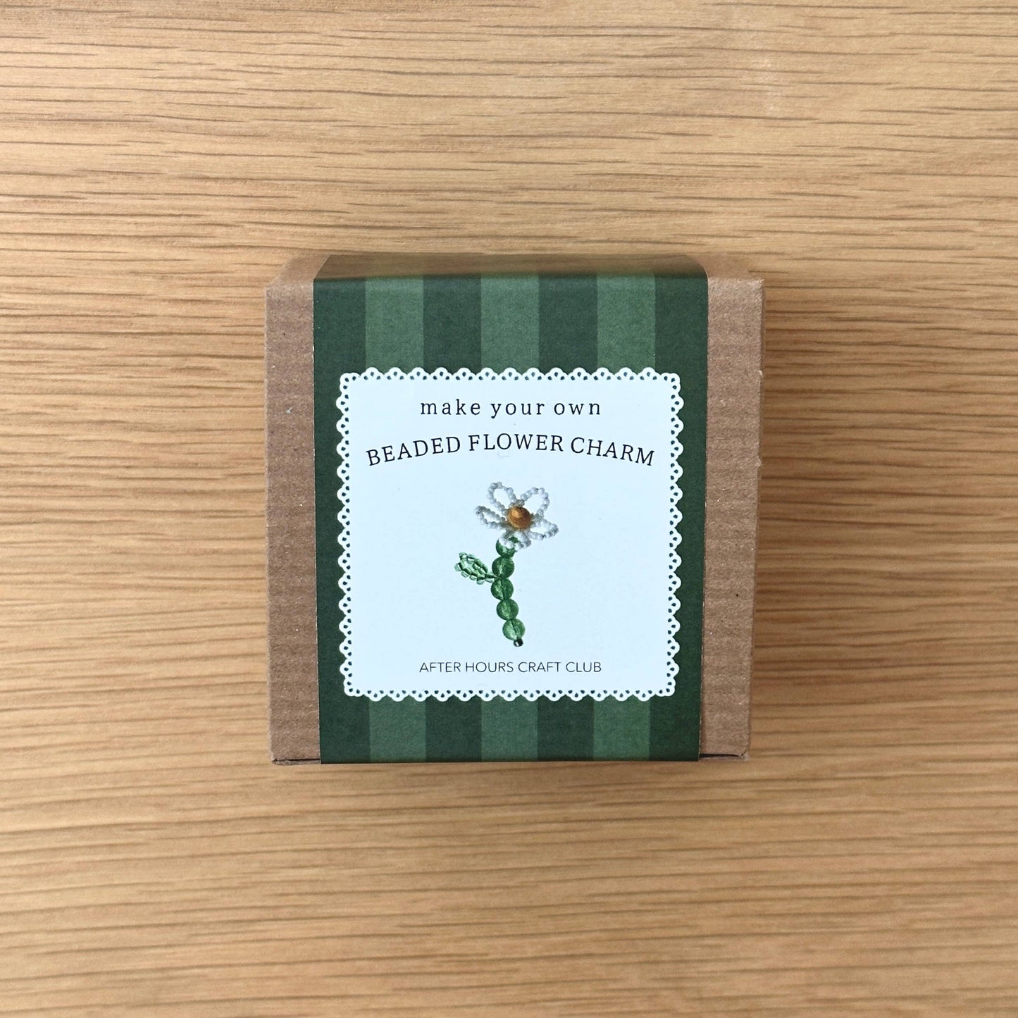Beaded Flower Charm Craft Kit by After Hours Club