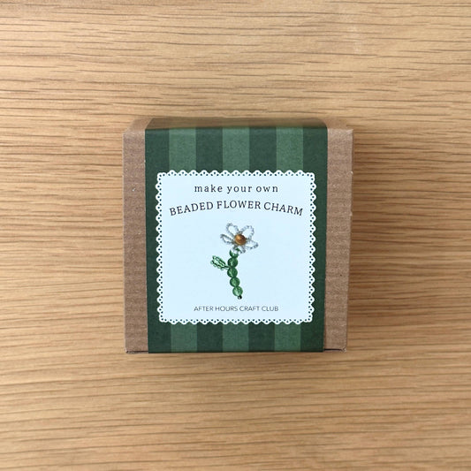 Beaded Flower Charm Craft Kit by After Hours Club