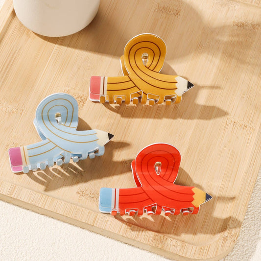 Pencil Hair Claw Clip