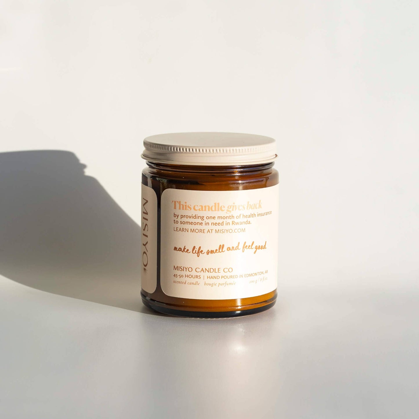 Sunlit Peach + Mango 9oz Beeswax Candle