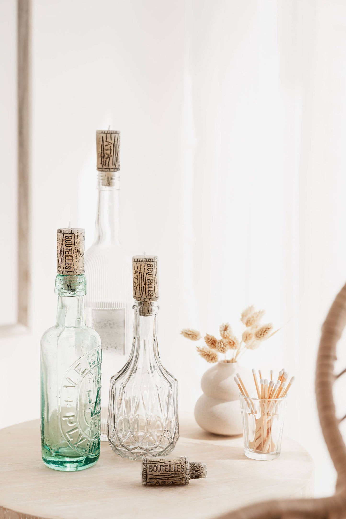 Wine Cork Candles (Set of 4)