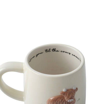 Bramble Farm Highland Cow Stoneware Mug