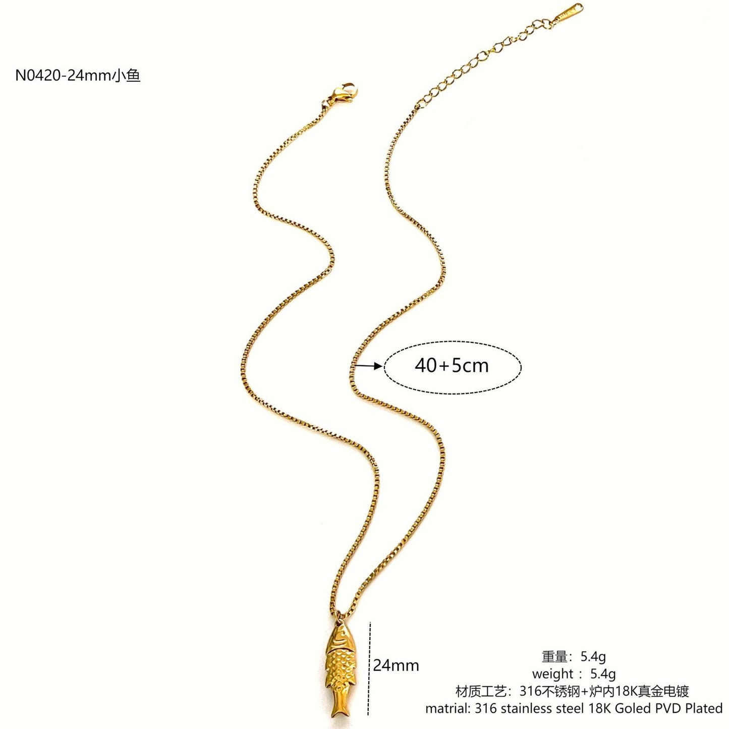 Sardine Statement Necklace