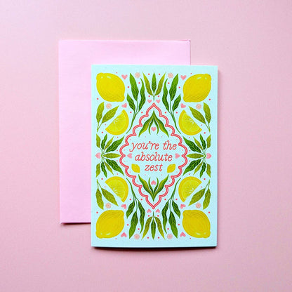 You're The Absolute Zest Mini Greeting Card