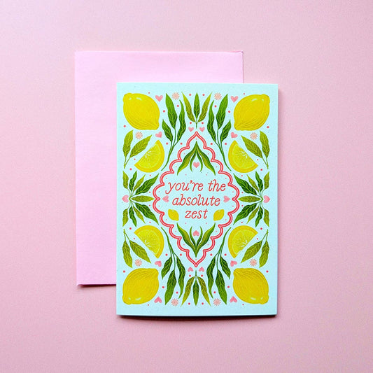 You're The Absolute Zest Mini Greeting Card