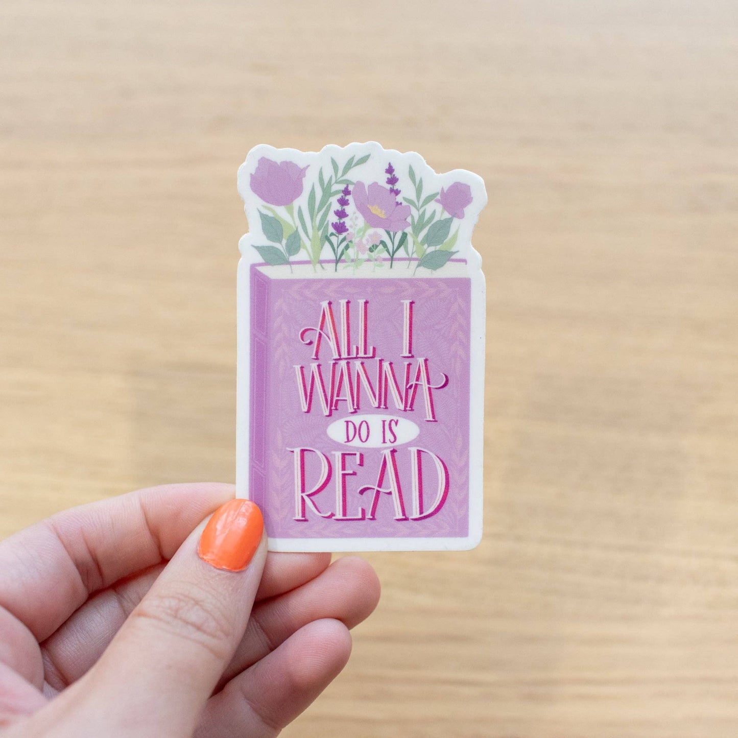 All I Wanna Do is Read Vinyl Sticker