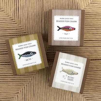 Beaded Fish Charm Craft Kit. by After Hours Club
