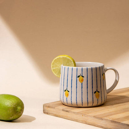 Lemon Stripe Mug