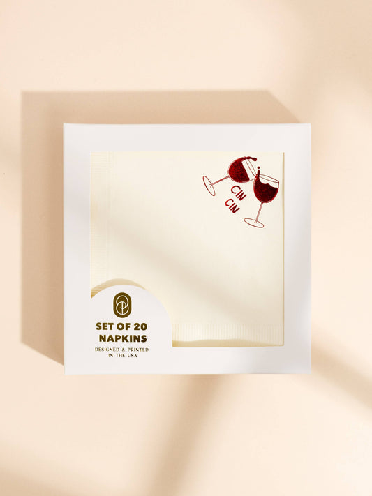 Cin Cin Beverage Napkin